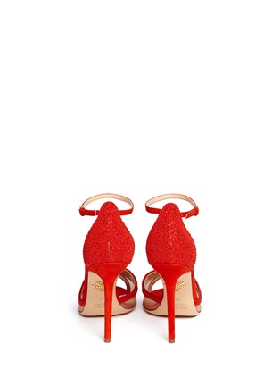 Back View - Click To Enlarge - CHARLOTTE OLYMPIA - 'Sandrine' starfish beaded sandals