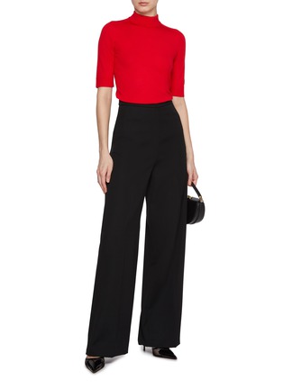 Figure View - Click To Enlarge - CAROLINA HERRERA - Turtleneck Wool Knit Top