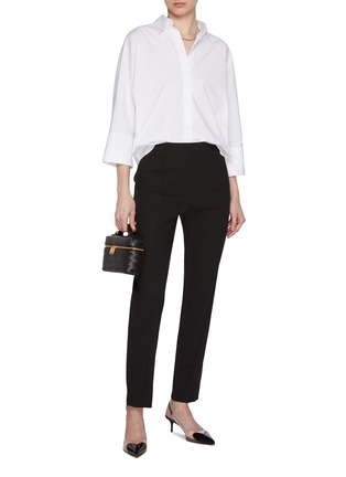 Figure View - Click To Enlarge - CAROLINA HERRERA - Slim Fit Tailored Pants