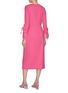 Back View - Click To Enlarge - CAROLINA HERRERA - Wrist Tie Midi Dress