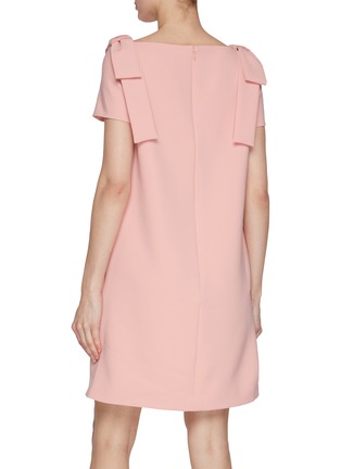 Back View - Click To Enlarge - CAROLINA HERRERA - Bow Detail Shift Dress