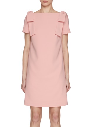 Main View - Click To Enlarge - CAROLINA HERRERA - Bow Detail Shift Dress