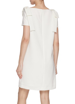 Back View - Click To Enlarge - CAROLINA HERRERA - Bow Detail Shift Dress