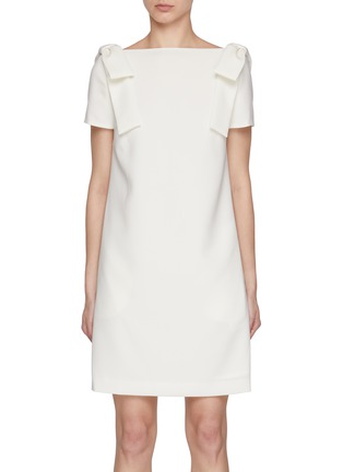 Main View - Click To Enlarge - CAROLINA HERRERA - Bow Detail Shift Dress