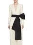 Main View - Click To Enlarge - CAROLINA HERRERA - Removable Sash Single Breasted Blazer