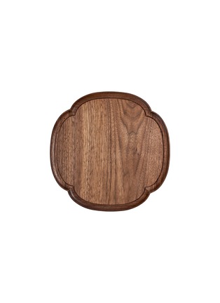 Main View - Click To Enlarge - ARTIFACTT - Small Boke Walnut Wood Tray