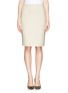 Main View - Click To Enlarge - ST. JOHN - Gilded wool-blend knit pencil skirt