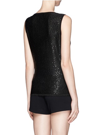 Back View - Click To Enlarge - ST. JOHN - Sequin knit sleeveless top