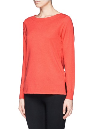 Front View - Click To Enlarge - ST. JOHN - Silk-cashmere sweater