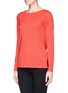 Front View - Click To Enlarge - ST. JOHN - Silk-cashmere sweater