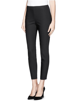 Front View - Click To Enlarge - ST. JOHN - Stretch cropped skinny pants