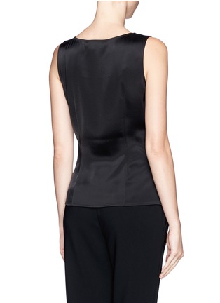 Back View - Click To Enlarge - ST. JOHN - Sateen tank top