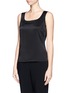 Front View - Click To Enlarge - ST. JOHN - Sateen tank top