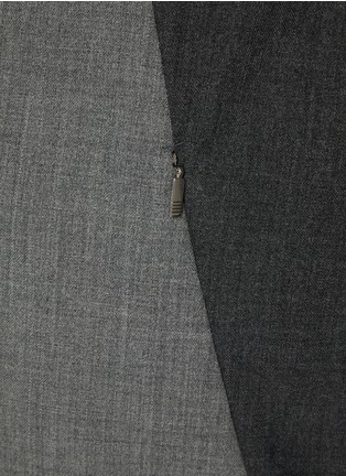  - THOM BROWNE  - High Neck Wool Track Jacket