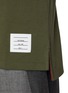  - THOM BROWNE  - 4 Bar Sleeve Cotton T-Shirt