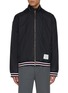 Main View - Click To Enlarge - THOM BROWNE  - Hooded High Neck Windbreaker Jacket