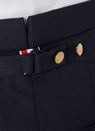  - THOM BROWNE  - Backstrap Wool Shorts