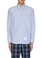 ★THOM BROWNE★ Cotton Shirt Dress Light Blue FDSD91AF018448 Thom Browne Shirt dress - Light Blue - Women | FDSD91AF0184480