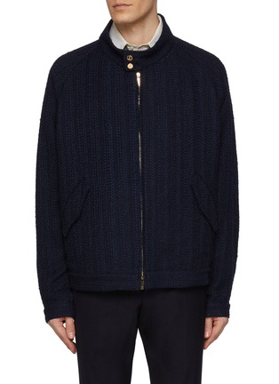 Main View - Click To Enlarge - THOM BROWNE - RWB Back Zip Up Jacket