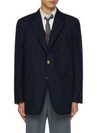 Main View - Click To Enlarge - THOM BROWNE  - Single Breasted Wool Blazer