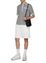 Figure View - Click To Enlarge - THOM BROWNE  - Ribbed Cotton Polo Shirt