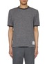 Main View - Click To Enlarge - THOM BROWNE  - Short Sleeve Contrast Trim Ringer T-Shirt