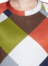Detail View - Click To Enlarge - VALENTINO GARAVANI - Check neoprene sweatshirt
