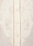  - ZIMMERMANN - Mandarin Collar Embroidery Linen Blouse