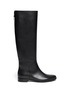 Main View - Click To Enlarge - LANVIN - Leather zip boots 