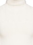 Detail View - Click To Enlarge - ALEXANDER MCQUEEN - Flare back chunky turtleneck sweater