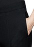 Detail View - Click To Enlarge - STELLA MCCARTNEY - Elasticated foot strap wool pants