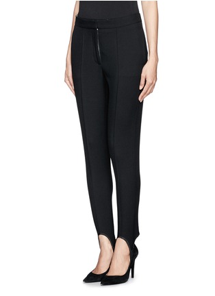 Front View - Click To Enlarge - STELLA MCCARTNEY - Elasticated foot strap wool pants