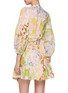 Back View - Click To Enlarge - ZIMMERMANN - Pop Wrap Cotton Mini Dress