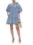 Figure View - Click To Enlarge - ZIMMERMANN - Denim Smock Dress