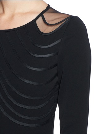 Detail View - Click To Enlarge - STELLA MCCARTNEY - Wave piping top