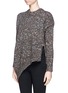Front View - Click To Enlarge - STELLA MCCARTNEY - Mélange wool silk sweater