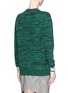 Back View - Click To Enlarge - STELLA MCCARTNEY - Contrast cuff sweater
