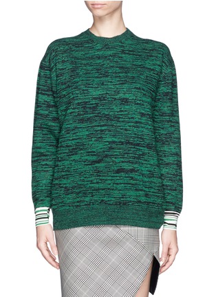 Main View - Click To Enlarge - STELLA MCCARTNEY - Contrast cuff sweater