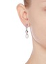 Figure View - Click To Enlarge - CZ BY KENNETH JAY LANE - Cubic zirconia faux pearl drop earrings