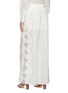 Back View - Click To Enlarge - ZIMMERMANN - Halliday Lace Linen Wide Leg Pants