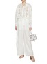 Figure View - Click To Enlarge - ZIMMERMANN - Halliday Lace Linen Wide Leg Pants