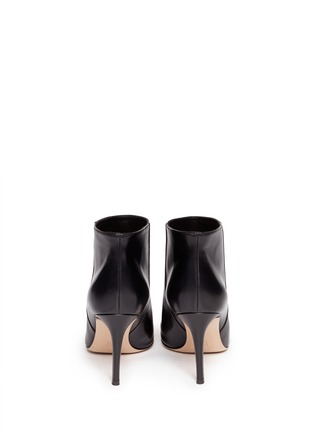 Back View - Click To Enlarge - GIANVITO ROSSI - Leather ankle boots