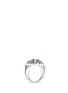 Detail View - Click To Enlarge - CZ BY KENNETH JAY LANE - Cubic zirconia floral bezel ring