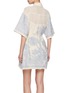 Back View - Click To Enlarge - ZIMMERMANN - Ottie Palm Cotton Shirt Dress