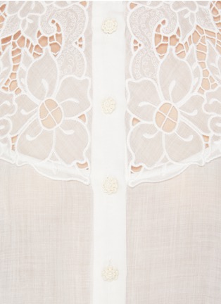  - ZIMMERMANN - Embroidered Yoke Blouse