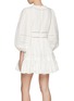 Back View - Click To Enlarge - ZIMMERMANN - Pop Trimmed Linen Mini Dress