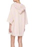 Back View - Click To Enlarge - ZIMMERMANN - Pop Hooded Towel Cotton Mini Dress