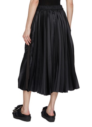 Back View - Click To Enlarge - SACAI - Pleated Back Midi Skirt