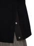  - SACAI - Embroidered Pocket Side Split Cotton T-Shirt