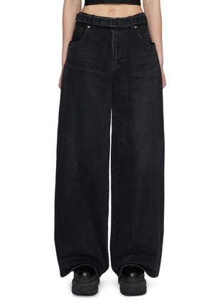 Main View - Click To Enlarge - SACAI - Wide Leg Jeans